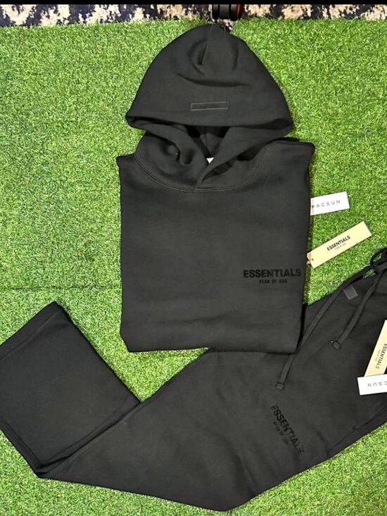 Essentials Other - Essentials Large New black set Hoodie and pants